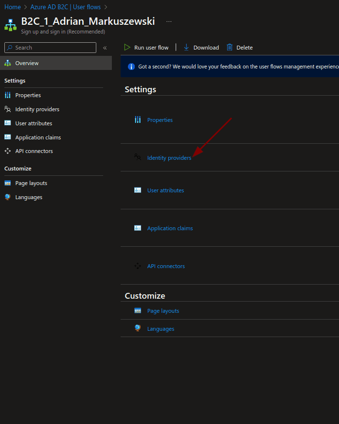 Identity providers - next step Identity providers - next step