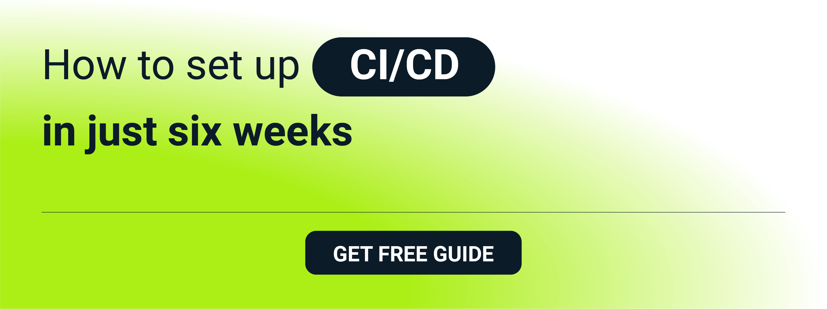 GUIDE CI/CD in 6 weeks