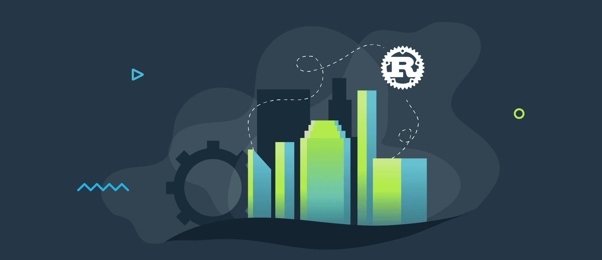 Thumbnail of an article about Rust projects — why large IT companies use Rust?