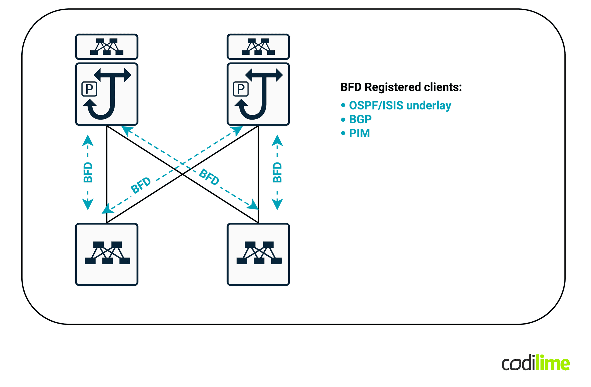 The leaf-spine layer The leaf-spine layer