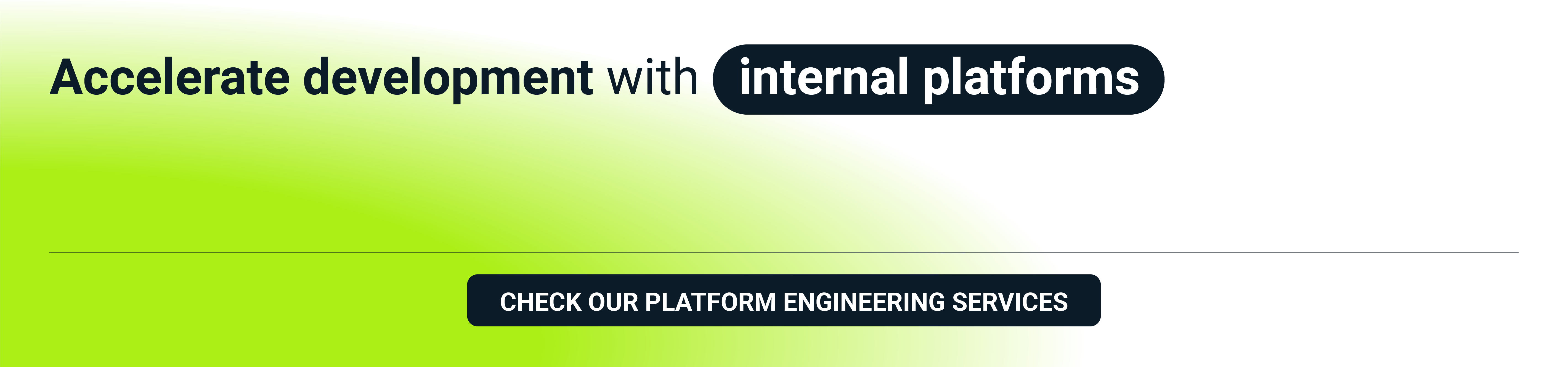Platform engineering services