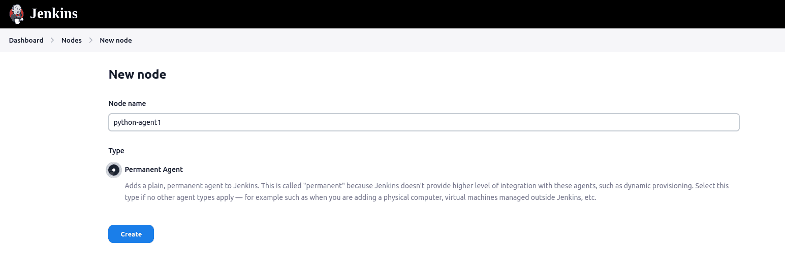 name for the new node name for the new node