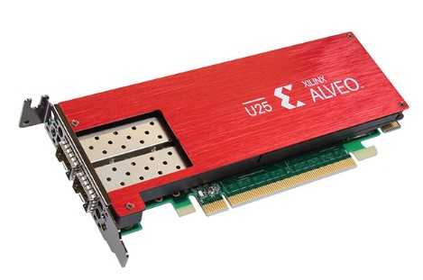 Xilinx Alveo U25 card Xilinx Alveo U25 card
