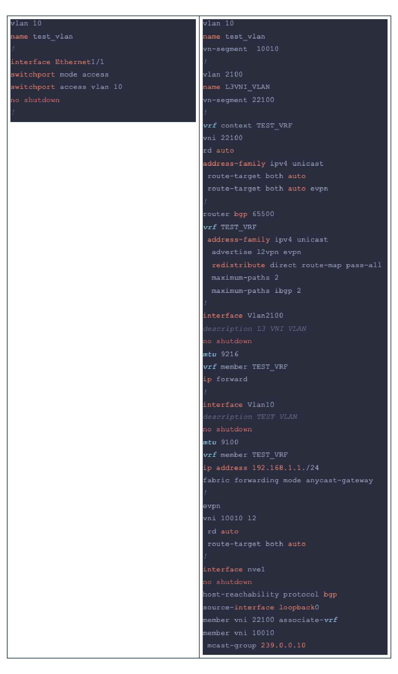 VLAN layer 2 vs. traditional layer 2 service configuration VLAN layer 2 vs. traditional layer 2 service configuration