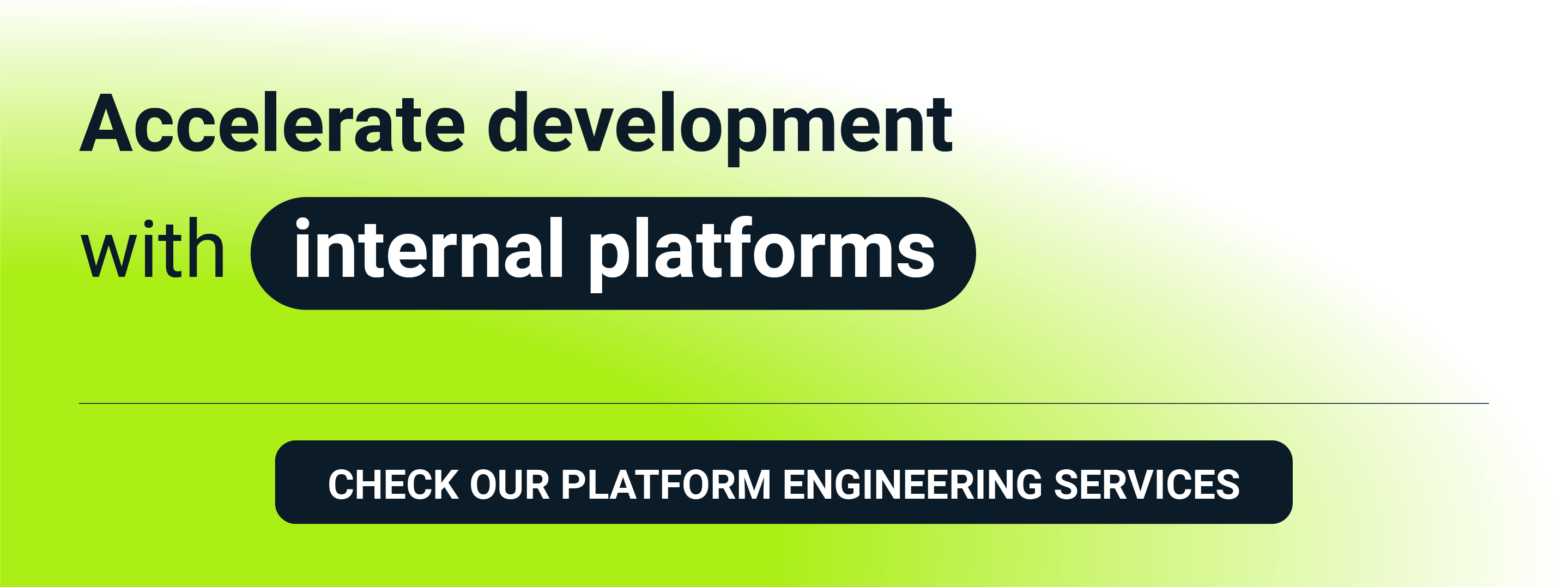 Platform engineering services